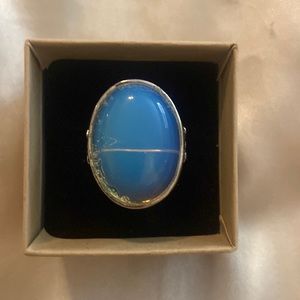 Super cute opal stone in sterling silver